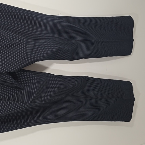 {New York & Co.} Womens Black Polka Dot Mid Rise Dress Pants - Size 10 - Picture 8 of 13